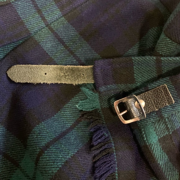 Vintage Laird Portch Scotland Kilt Tartan Plaid Wool Skirt - Picture 8 of 13